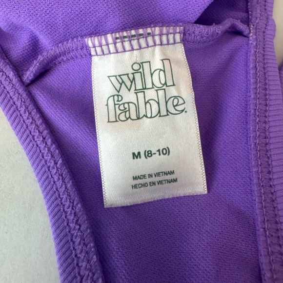 Wild Fable Women’s Purple with Pink Heart Two piece Bikini Set Size Medium. - Picture 10 of 10